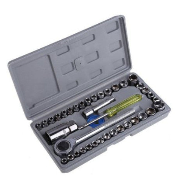 Kit Socket Raches 40 Piezas Marca